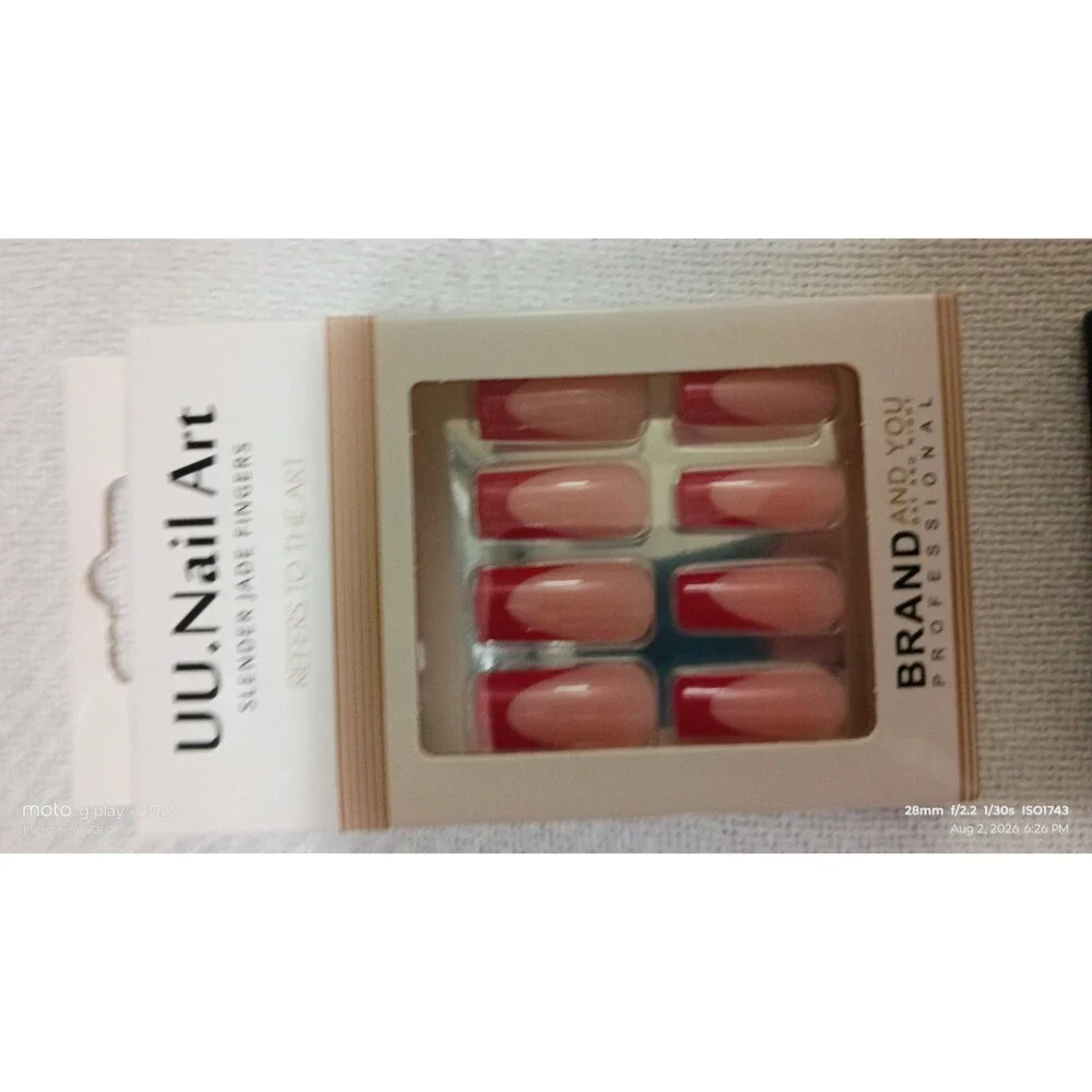 Bulk Set All Different Size Press On Nails with Glue And  Mini Files . NEW!
